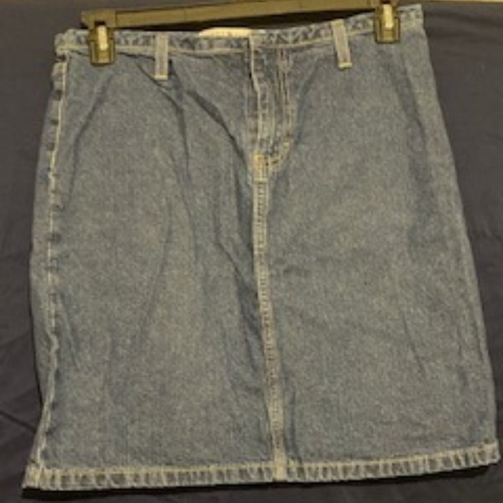 Tommy Hilfiger Womens Blue Jean Skirt